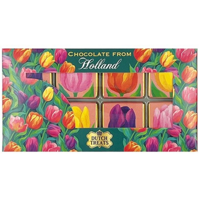 TTD Gifts Chocolate tiles - Holland - Tulips