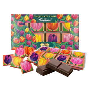 Typisch Hollands Chocolate tiles - Holland - Tulips