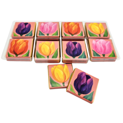 TTD Gifts Schokoladenfliesen – Holland – Tulpen