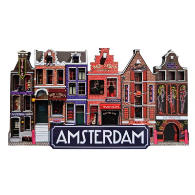 TTD Gifts Magnet Amsterdam Red Light District - the Wallen