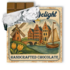 Typisch Hollands Milk chocolate bar 180 grams in vintage packaging - Gabled houses and windmill