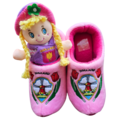 Nijhuis  Pink Wooden Shoe Slippers - Windmills - now with FREE cuddly doll