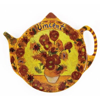 Matix Tea bag - Saucer - Van Gogh's Sunflowers with 5 chocolate tablets