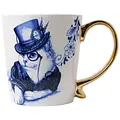 Typisch Hollands Luxury Porcelain Mug - Delft Blue Cat