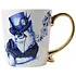Typisch Hollands Luxury Porcelain Mug - Delft Blue Cat