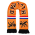 Typisch Hollands Oranger Schal Holland Fußball - orange-schwarz