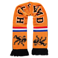 Typisch Hollands Oranger Schal Holland Fußball - orange-schwarz