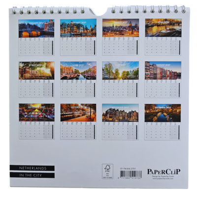 Typisch Hollands Wall calendar 2027: Amsterdam – Canals & Monuments