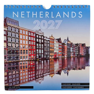 Typisch Hollands Wall calendar 2027: Amsterdam – Canals & Monuments