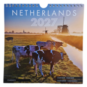Typisch Hollands Wandkalender 2027: Holland – Ikonische Landschaften