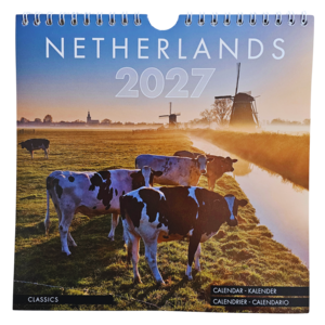 Typisch Hollands Wandkalender 2027: Holland – Iconische Landschappen