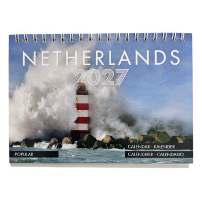 Typisch Hollands Bureaukalender 2027 – Nederland op z’n Mooist