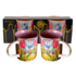 Ter Steege souvenirs Geschenkset mit 2 Kaffeetassen – bunte Tulpen – Rick Triest