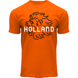 Fox Originals Orangefarbenes T-Shirt Holland - Löwe