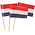 Typisch Hollands Dutch flag skewers - 50 pieces