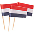Typisch Hollands Dutch flag skewers - 50 pieces