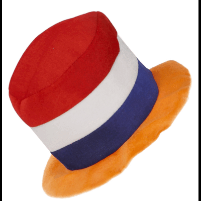 Typisch Hollands Holland party hat - red-white-blue-orange