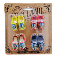 Matix Clog magnets - Discount card 4 pieces - in 4 colors.