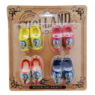 Matix Clog magnets - Discount card 4 pieces - in 4 colors.