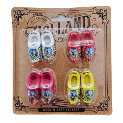 Matix Clog magnets - Discount card 4 pieces - in 4 colors.