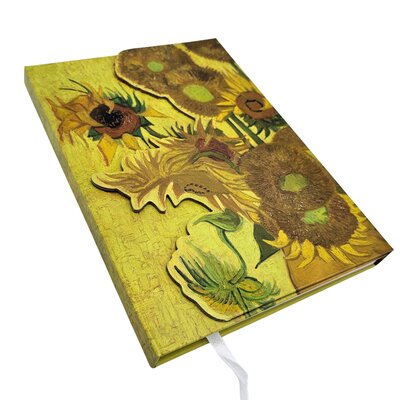 Typisch Hollands Notebook - Magnetic - Sunflowers - Vincent van Gogh
