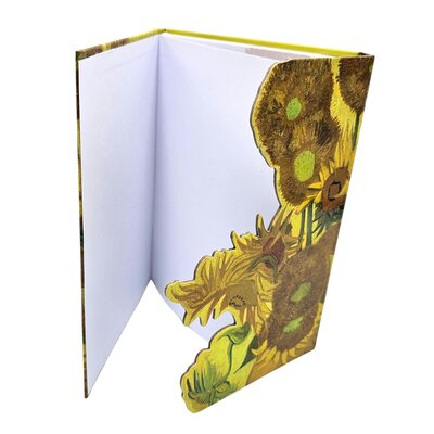 Typisch Hollands Notebook - Magnetic - Sunflowers - Vincent van Gogh