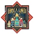 Matix Magnet Holland (Octagon) - Vintage - Windmills - Zaanse houses
