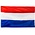 Typisch Hollands Vlag Nederland - Rood-Wit-Blauw - 90x150cm