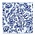 Typisch Hollands Delft blue kitchen towel made of Twente damask
