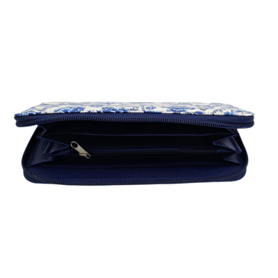 Typisch Hollands Wallet - Ladies' Delft Blue with zipper
