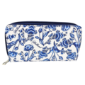 TTD Gifts Wallet - Ladies' Delft Blue with zipper