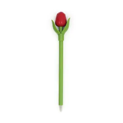 Typisch Hollands Notitieboekje - Tulpen - Dutch Beauty - met balpen - rood