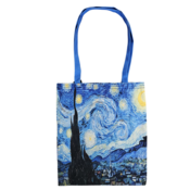Typisch Hollands Tas katoen - Vincent van Gogh - Sterrennacht - Dubbelzijdig