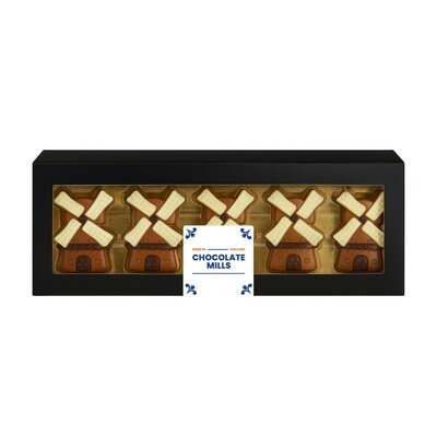 Typisch Hollands Chocolate Windmills Box 150 Grams - 10 Windmills