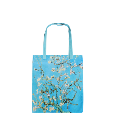 Typisch Hollands Van Gogh Geschenkset Becher und Dose Stroopwafels – Mandelblüte