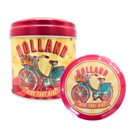 Matix Souvenirblik - geschikt voor stroopwafels of snoep - Leeg - Molens en Tulpen