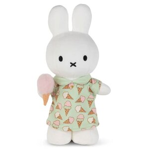 Nijntje (c) Miffy plush toy - Ice cream and green dress with ice creams