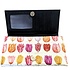Typisch Hollands Fold-over wallet - Women's - White with multicolored tulips