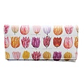 Typisch Hollands Omslag-portemonnee - Dames - Wit met multikeur tulpen