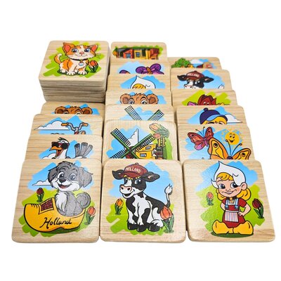 Typisch Hollands Houten Memospel Holland