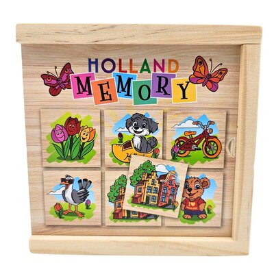 Matix Wooden Memory Game Holland