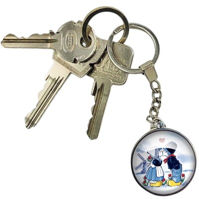 Typisch Hollands Schlüsselanhänger – Küssendes Paar Holland