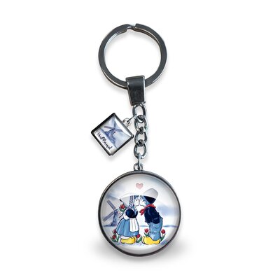 Typisch Hollands Sleutelhanger - Kuspaar Holland