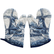 TTD Gifts Mill Oven Mitts - Delft Blue