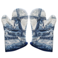 TTD Gifts Mill Ofenhandschuhe - Delfter Blau