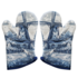 TTD Gifts Mill Ofenhandschuhe - Delfter Blau