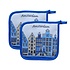 TTD Gifts Potholders Amsterdam - Delft Blue