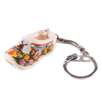 Matix Ceramic tulip clog keychain.