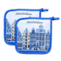 TTD Gifts Potholders Amsterdam - Delft Blue