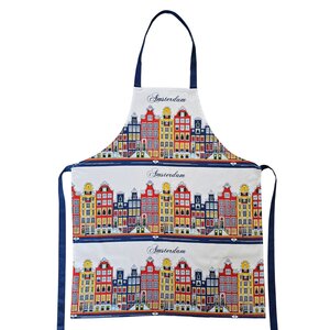 TTD Gifts Küchenschürze – Giebelhäuser – Amsterdam – farbig